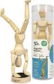 Mont Marte Wooden Manikin Magnetic 20 cm (7.9 Inch).