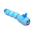 Baby wind-up toy Promotion mini plastic wind-up game toy colorful upper chain caterpillar toy.