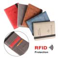 1 Pc Multi-Function Leather Passport Cover Credit Cards Holder Travel Cover Case. 