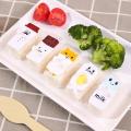 1Set Small Cube Sushi Rice Ball Mold With Spoon DIY Non Stick Sushi Maker Mold.