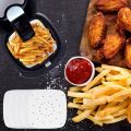 300Pcs Air Fryer Parchment Paper Perforated Unbleached Square Air Fryer Liners Steaming Parchment Liner. 