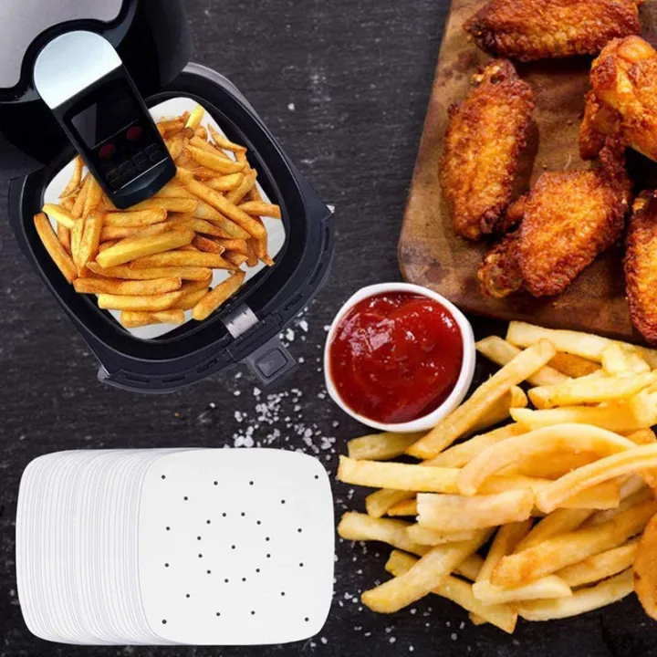 300Pcs%20Air%20Fryer%20Parchment%20Paper%20Perforated%20Unbleached%20Square%20Air%20Fryer%20Liners%20Steaming%20Parchment%20Liner%20-%20Image%205