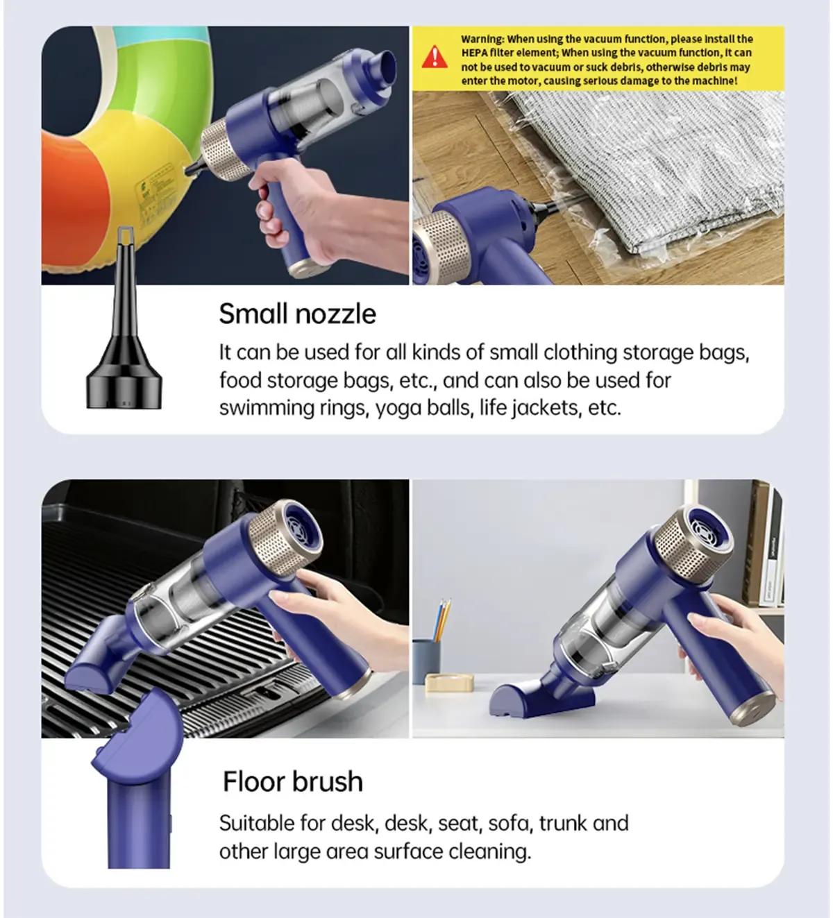 Blisbond VC-1 4-in-1 Cordless Vacuum Cleaner