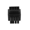 ATX 8Pin Female 90 Degree Angled to 8 Pin Male Power Adapter for Graphics Video Card GPU.