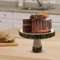Wooden Cake Stand with Legs Cake Holder for Baking Baby Shower.