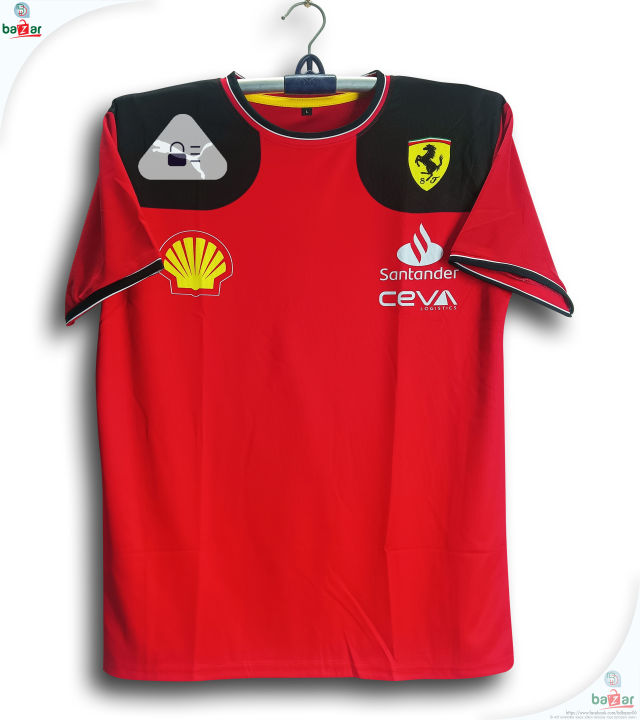 Ferrari Team Short Sleeve T Shirt For Man - Half Sleeve t shirt - Ferrari Jersey 2026
