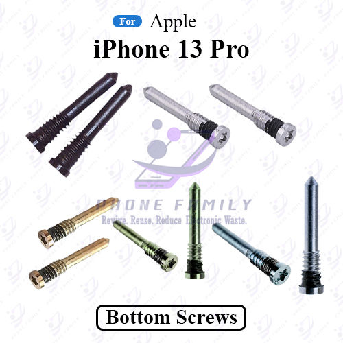 For Apple iPhone 13 Pro New Bottom Screw Pentalobe Dock Connector Screw Replacemnt Parts