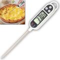 Digital Laboratory Thermometer and Food with Tip.