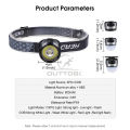 Outtobe Headlamp Cap Light Multifunctional Camping Light Super Bright Headlights Mini Headlamps Rotating Waterproof Flas hlight Work Light USB Rechargeable Head-mounted Lamp With Hook Magnet for Outdoor Running Fishing Hiking.