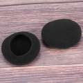 4 Pair 60mm Replacement Ear Foam Earphone Pad Covers for Headset Headphone Black. 