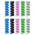 4pcs Spiral Data Cable Protective Cover Suction Cup Is Suitable for The Charging Cable 0.03 mm / 4pcs Charger Cord Saver Cable Protector. 