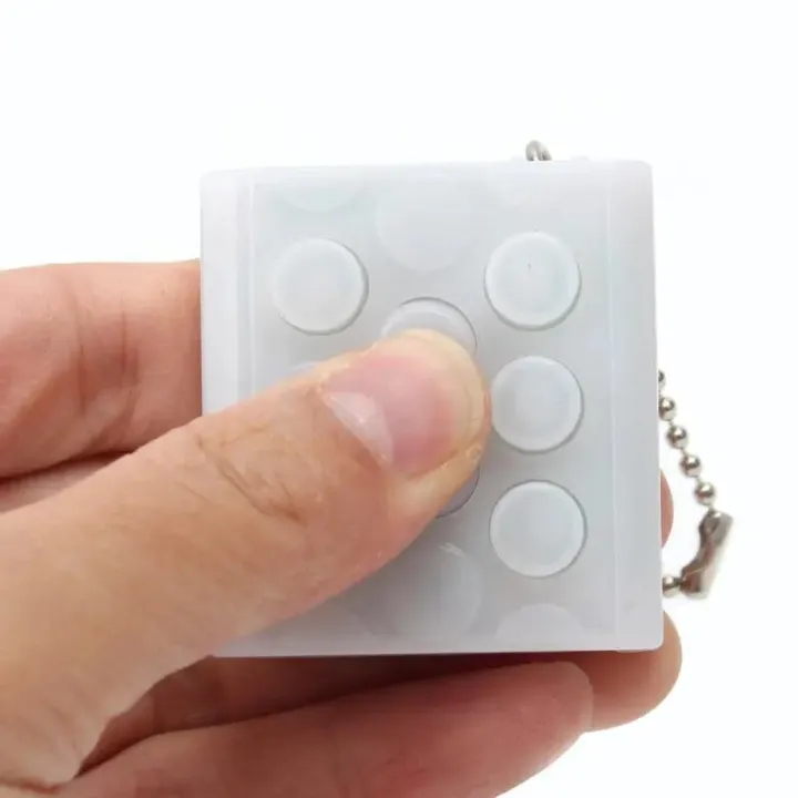 【3C VictoryEagle】Pudcoco Mini Toy Puchi Puchi Endless Pop Pop Novelty Infinite Crazy Gadget Wrap Key Squeeze