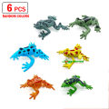 6 pcs x Mini Frog Toy Plastic Realistic Frog Prank Funny Simulation Animal Toys. 