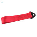 Red Car Emergency Heavy Duty Racing Tow Pulling Strap for Front Bumper Truck. 