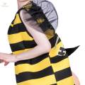 Adult Bumble Bee Costume Role Play Clothing with Headpiece Cute Animal Costume for Cosplay Props. 