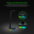Razer Base Station V2 Chroma Headset Stand Chroma RGB Headset Holder with 2 USB3.1 Ports Support 7.1 Surround Sound. 