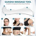 Stainless Steel Gua Sha Massage Tools Muscle Scraper Tool,Graston Tool Set for myofascial Release,Scar Tissue Massager for Back. 
