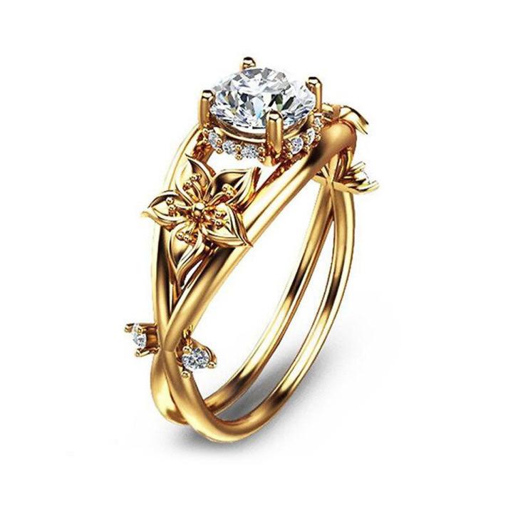 Princess Ring Exquisite Sparkling Fashion Appearance Finger Ring ...