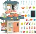 42 Pcs Spraying Mist Kitchen Set with Light -Sound-Steam-Water, for Children.