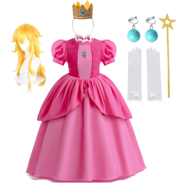 Carnival%20Halloween%20Vest%20Party%20Dress%20Kids%20Cosplay%20Princess%20Peach%20Elegant%20Dress%20Dress%20for%20Women%20Baby%20Kids%20Costume%202-10%20Years%20Old%20-%20Image%205