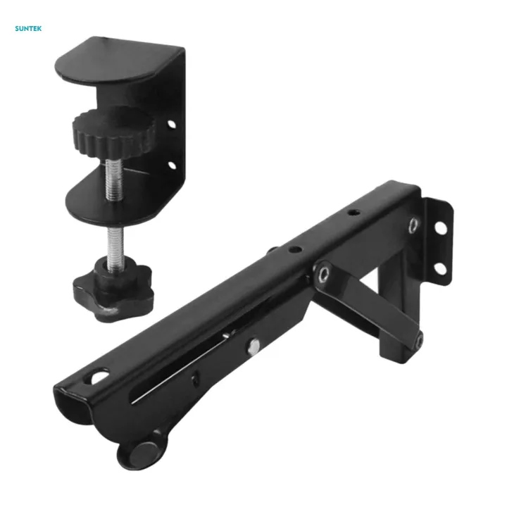 2x%20Under%20Desk%20Keyboard%20Tray%20Foldable%20Brackets%20Desk%20Extender%20Desktop%20Extension%20Shelf%20Clamp%209x4.3cm%20-%20Image%207