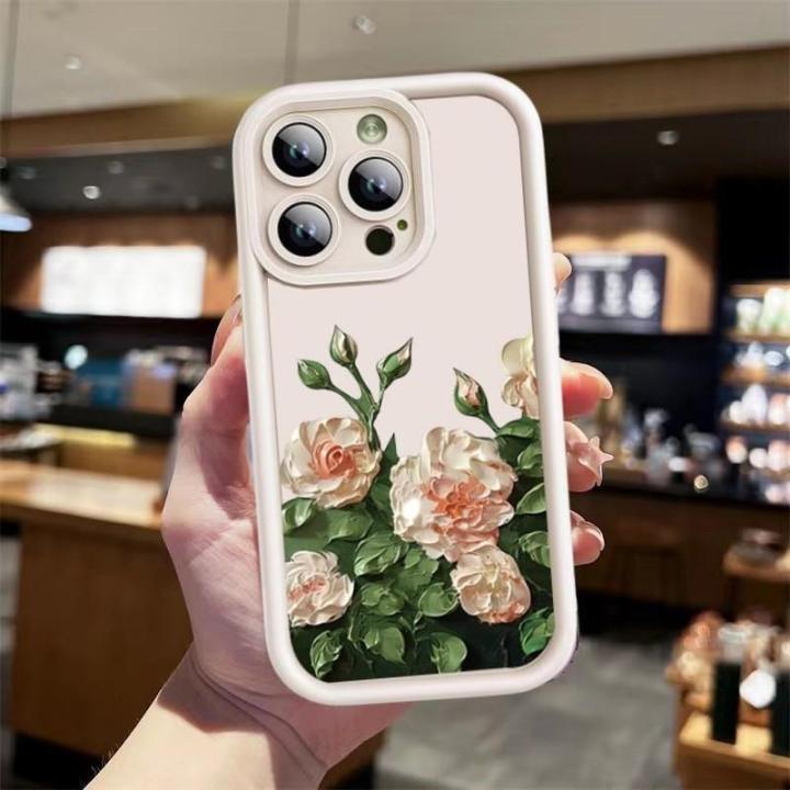 Phone%20Casing%20For%20Xiaomi%20Redmi%20Note%2012%2011%2010%2011S%2010S%208%207%209%20K20%20K40%20Pro%20K30%20Ultra%204G%205G%20shell%20Soft%20Silicone%20Fantasy-Butterfly%20Fresh%20Oil%20Painting%20Daisy%20Flowers%20Fashion%20Cute%20Couple%20INS%20Cartoon%20Luxury%20Protection%20Shockproof%20Camera%20Protective%20-%20Image%204