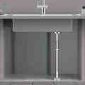 Undermount Sink Mounting Bracket Sturdy Installation and Repair System Adjustable Sink 60cm to 100cm. 