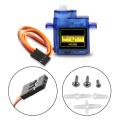【YIYANGMAOYI111】SG90 Micro Motor Mini Servo SG90 9g Servo Kit for RC Airplane Boat Robot Arm/Hand/Walking Door Lock Control.