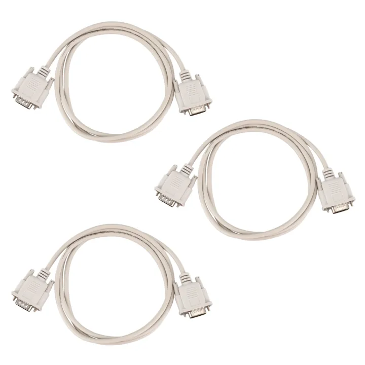 1.4M%20RS232%20DB9%209%20Pin%20Male%20to%20VGA%20Video%2015%20Pin%20Male%20Adapter%20%20Gray%20-%20Image%209