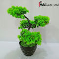 Artificial Bonsai Tree Plant with min square top Plants Indoor Artificial Greenery Bonsai Trees Office Room Desktop Decor.
