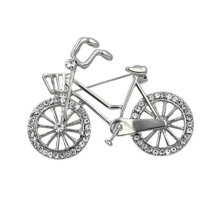 Fashion Personality Bicycle Shape Brooch Men and Women Leisure Cycling Sports Gift Jewelry Accessories