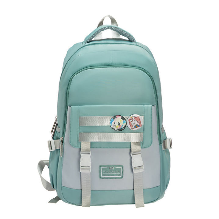 Zip%20It%20Good%20Middle%20Student%20High%20School%20Bags%20for%20Teen%20Girls%20Nylon%20Green%20College%20Backpack%20Women%20Large%20Youth%20Korean%20Bagpack%20Casual%202023%20-%20Image%205
