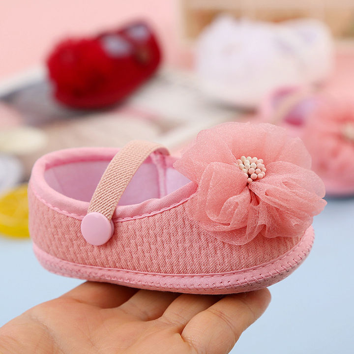 Big%20Chiffon%20Flower%20Baby%20Girls%20Flat%20Shoes%20Summer%20Cotton%20Girl%20Princess%20Prewalker%20Shoes%20Footwear%20Soft%20Bottom%20Non-Slip%20First%20Walking%20Shoes%20-%20Image%204