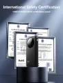 JOYROOM JR-PBF12 LED Monitor 2.4A 10000mAh Power Bank - Black. 