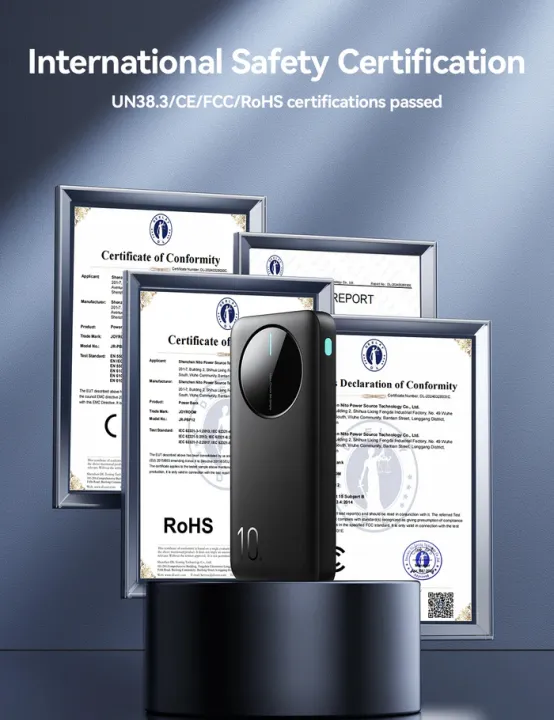 JOYROOM%20JR-PBF12%20LED%20Monitor%202.4A%2010000mAh%20Power%20Bank%20-%20Black%20-%20Image%208