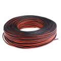 【VisioN Shop】1M Wire 24AWG Silicone Super Copper Cable Lighting Cord Electric Lamp LED DIY Connector Line Red. 