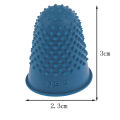 5Pcs/lot Counting Cone Rubber Thimble Protector Sewing Quilter Finger Tip Craft Needlework Accessories.