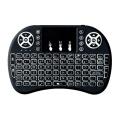 Mini Keyboard With Touchpad Mouse - A Backlit Keyboard - 3 Colour Switchable RGB Keyboard Handheld Portable Wireless Keyboard 2.4 GHz.