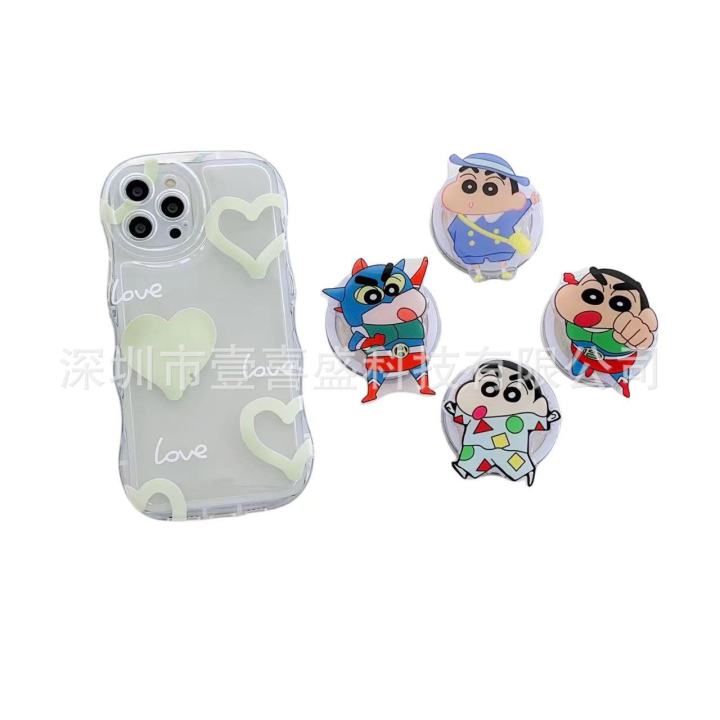 Cute%20cartoon%20transparent%20magnetic%20bracket%20phone%20case%20accessories%20lazy%20desktop%20bracket%20manufacturers%20in%20stock%20-%20Image%202
