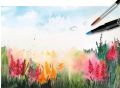 Mungyo Watercolor Twin Tip Pen Set of 12 Multicolor Colors. 