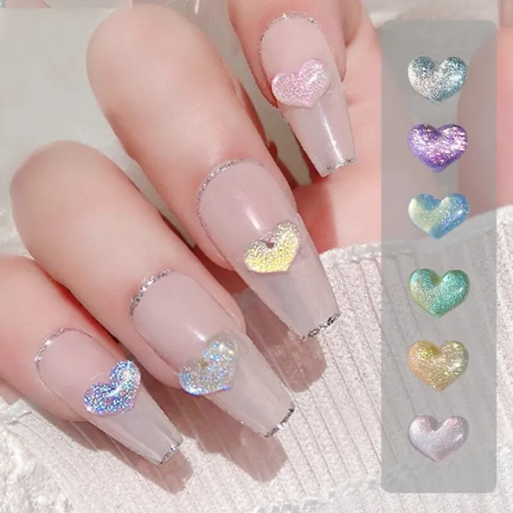 1Bag%203D%20Transparent%20Love%20Heart%20Charm%20For%20Nail%20Art%20Decoration%20Clear%20Resin%20Nail%20Charms%20Rhinestone%20Jewelry%20for%20Manicure%20Accessories%20-%20Image%202