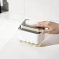 Soap Dispenser Holder Sink Dish Washing Soap Dispenser Practical Multifunctional Modern 100ml Capacity Easy to Fill for Countertop Bathroom.