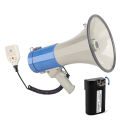 Hand Mike ER-66 with Rechargeable Battery - Rechargeable Megaphone Hand Mike USB SD Card Recording System. 