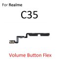 Power ON OFF Mute Switch Control Key Volume Button Flex Cable Parts For OPPO Realme C21Y C25 C25s C25Y C30 C30s C31 C33 C35 C55.