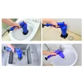 Migeet Air Power Drain Blaster Tool High Pressure Powerful Manual Sink Plunger Opener Cleaner Pump For Toilets Bathroom. 