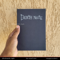 Death Note Medium Notebook (7.9"*5.4" A5 size) - Notebook/sketchbook/sketchpad for drawing, sketching, writing with classic look.