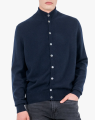 Men's Long Sleeve High Neck Cardigan Winter Sweater From Levin.