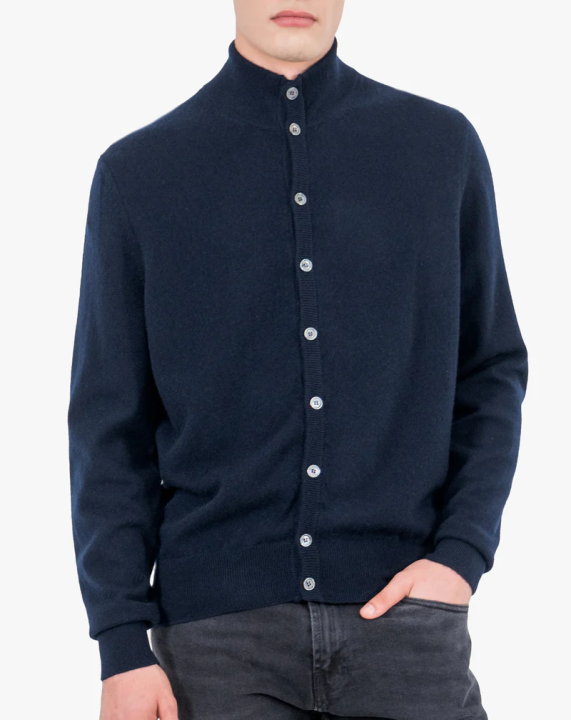 Men's%20Long%20Sleeve%20High%20Neck%20Cardigan%20Winter%20Sweater%20From%20Levin%20-%20Image%203