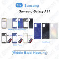 Samsung Galaxy A31 Middle Bezel Housing Frame and Back Panel Without Front LCD Frame Panel. 