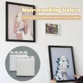 Double-sided Adhesive Strip 12/24pairs Non-destructive Hanging Wall Adhesive Strip Wall Hooks Tool-Free Removable Adhesive Strip.